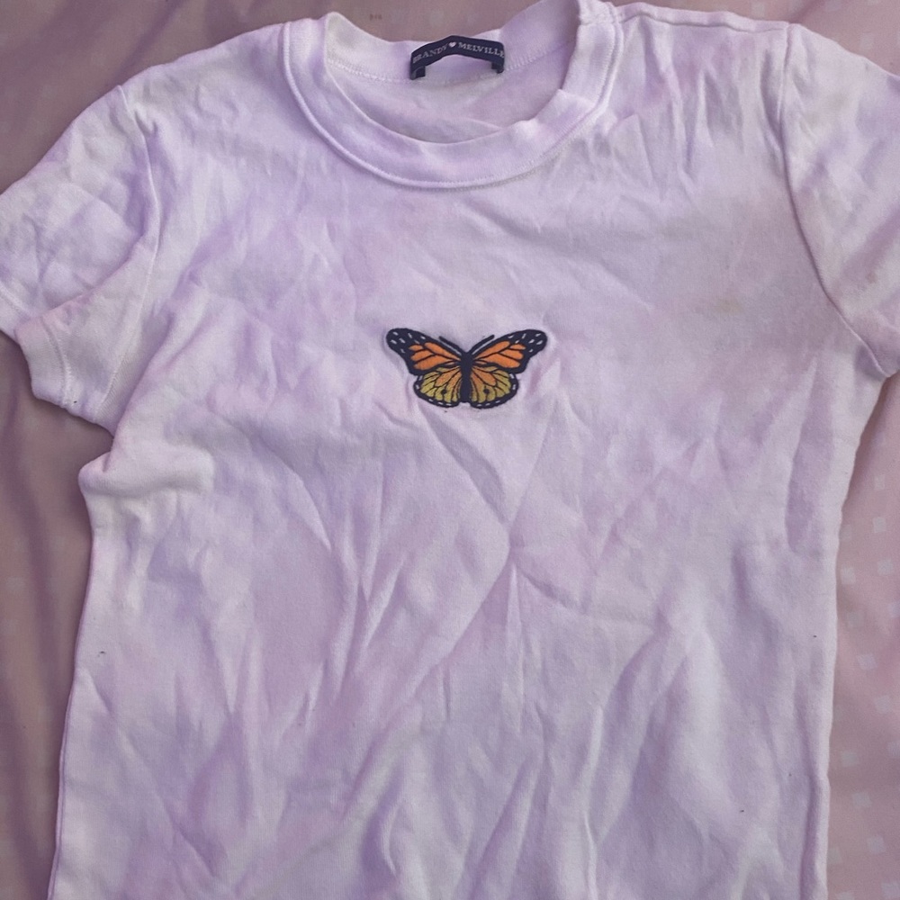 Brandy Melville butterfly Hallie top